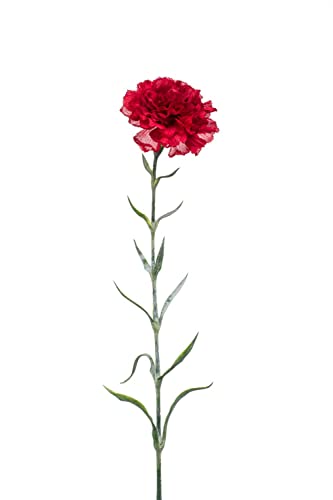 artplants.de Künstliche Nelke NIRUSHA, rot, 65cm - Kunst Nelken von artplants