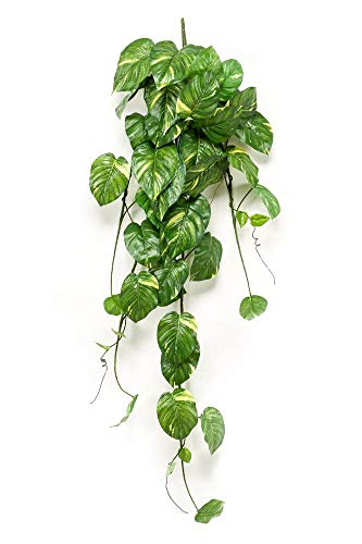 artplants.de Künstlicher Busch Efeututen JULIANO auf Steckstab, grün, 135cm - Künstlicher Pothos von artplants