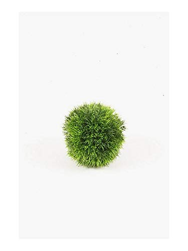 artplants.de Kunstgras Schilfgras Kugel Opal, grün, Ø 15cm - Deko Gras/Ziergras von artplants