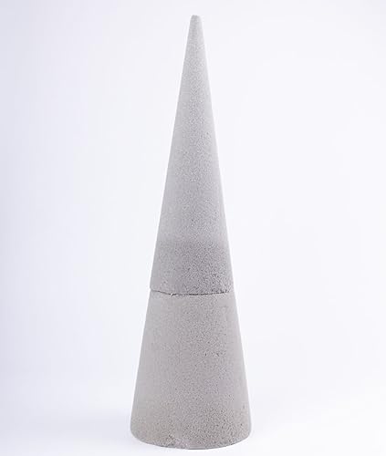 artplants.de Steckschaum Kegel ZOILA für Kunstblumen, grau, 60 cm, Ø 19 cm - Steckmasse Kegel artplants.de Steckschaum Kegel ZOILA für Kunstblumen, grau, 60 cm, Ø 19 cm - Steckmasse Kegel von artplants