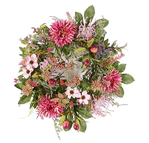 artplants.de Türkranz Herbstkranz Sabine, Gerbera, pink, Ø 30cm - Künstlicher Kranz artplants.de Türkranz Herbstkranz Sabine, Gerbera, pink, Ø 30cm - Künstlicher Kranz von artplants