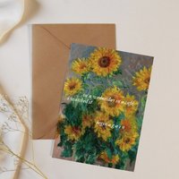 Fange Wieder Liedtext Kunstdruck | Rotes Album Wandbild Claude Monet Kunst von artprintsbylydia