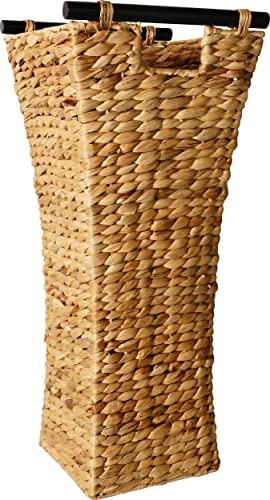 Schirmständer -Artra Design, Wasserhyazinthe, edel verarbeitet, Handarbeit, nachhaltig, Auffangschale Farbe: Natur 25/26/60 cm von Artra Design GmbH