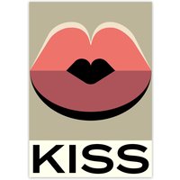 artvoll - Kiss No.1 Poster, 30 x 40 cm von artvoll