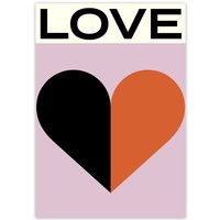 artvoll - Love Poster, 30 x 40 cm von artvoll