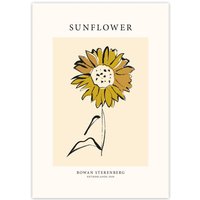 artvoll - Sunflower Poster by Rowan Sterenberg, 50 x 70 von artvoll