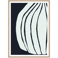 artvoll - Vase Poster mit Rahmen, Eiche natur, 21 x 30 cm von artvoll