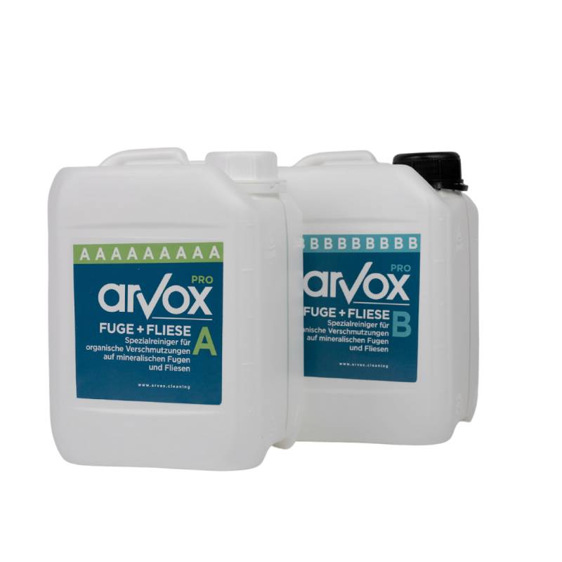 Arvox Pro Fugen + Fliesen 2 x 2,5 L Set von arvox