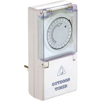 As Schwabe 24031 Steckdosen-Zeitschaltuhr analog Tagesprogramm 3500 w IP44 von as - Schwabe