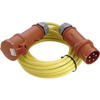 AS Schwabe 60713 Strom Verlängerungskabel 16A Gelb 10.00m N07V3V3-F 5G 2,5mm² von AS Schwabe