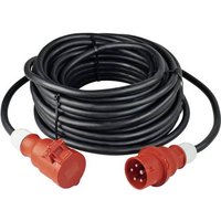 AS Schwabe 61360 Strom Verlängerungskabel 16A Schwarz 5.00m H07RN-F 5G 2,5mm² von AS Schwabe