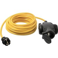 AS Schwabe 61451 Strom Verlängerungskabel 16A Gelb 3.00m AT-N07V3V3-F 3G 2,5mm² von AS Schwabe