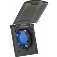 Multifunktions-Einbausteckdose anthrazit 230V/16A IP44 von as - Schwabe