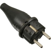 Asschwabe - as Schwabe Vollgummi Schutzkontakt Schukostecker 230V 16A IP44, bis max. 3×1,5 mm² von ASSCHWABE