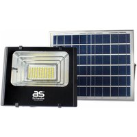 Led Solarstrahler + 12 V-Batterie Anschlusskabel 25W 1500lm IP65 von as - Schwabe