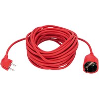 Verlängerungskabel 5 m IP20 Rot Stromkabel H05VV-F 3G1,5 von as - Schwabe