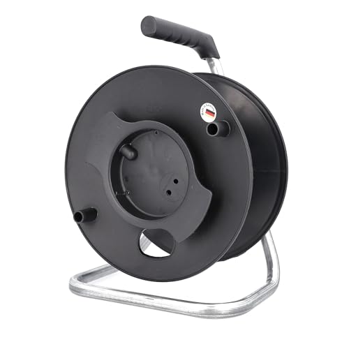 as - Schwabe avvolgicavo vuoto, avvolgitore Ø285 mm, freno di bloccaggio, telaio di base e impugnatura ergonomica, per diverse lunghezze di cavo, 12121 von as - Schwabe