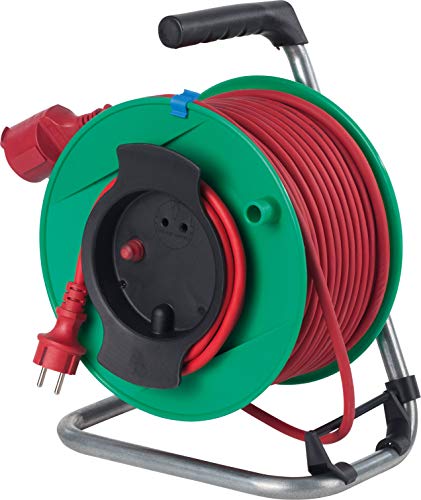 as - Schwabe Garten Gerätekabeltrommel 25 m H05RR-F 3G1,5, Anschlussleitung 1,5 m mit Schutzkontaktstecker, Kupplung mit Sicherheitsdeckel, 230V 16A, rote Signalfarbe, IP44, Made in Germany, 12236 as - Schwabe Garten Gerätekabeltrommel 25 m H05RR-F 3G1,5, Anschlussleitung 1,5 m mit Schutzkontaktstecker, Kupplung mit Sicherheitsdeckel, 230V 16A, rote Signalfarbe, IP44, Made in Germany, 12236 von as - Schwabe