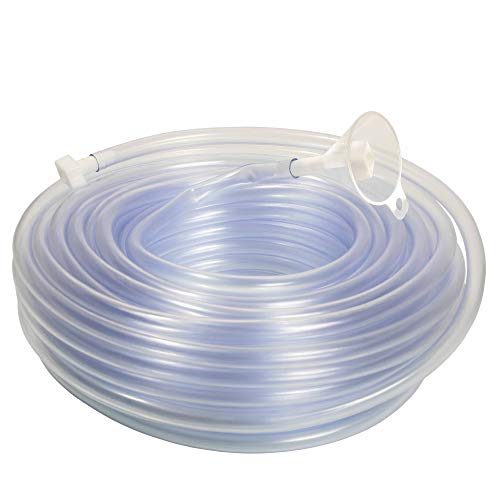 as - Schwabe Schlauch-Wasserwaage 15 m – Schlauch-Waage aus PVC, glasklar 8 x 1,5 mm – Schlauch-Nivelliergerät inklusive Trichter & zwei Stöpseln – Ideal zum Ausfinden der gleichen Höhe I 12710 von as - Schwabe