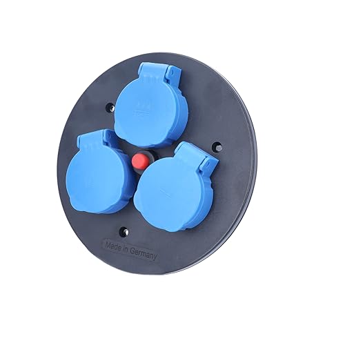 as - Schwabe 3-fach-Steckdose IP55 Schweizer Ausführung - SEV 230V/10A Typ13 - mit blauen Steckdosen - abgesichert durch Thermoschutzschalter - inklusive 3 Befestigungsschrauben, 11537 as - Schwabe 3-fach-Steckdose IP55 Schweizer Ausführung - SEV 230V/10A Typ13 - mit blauen Steckdosen - abgesichert durch Thermoschutzschalter - inklusive 3 Befestigungsschrauben, 11537 von as - Schwabe