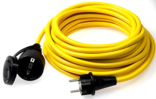 as - Schwabe Verlängerungskabel 25 m – 230 V, 16 A Schutzkontaktstecker – Outdoor Stromverlängerungskabel – Verlängerung für Außenbereich – K35 AT-N07V3V3-F 3G2,5 - IP44 - Made in Germany, Gelb, 60351 as - Schwabe Verlängerungskabel 25 m – 230 V, 16 A Schutzkontaktstecker – Outdoor Stromverlängerungskabel – Verlängerung für Außenbereich – K35 AT-N07V3V3-F 3G2,5 - IP44 - Made in Germany, Gelb, 60351 von as - Schwabe