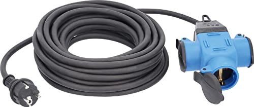 as - Schwabe 3-Fach Gummi-Verteilersteckdose 230 V / 16 A – Stromverteiler mit 4,5 m Gummischlauch-Leitung H07RN-F 3G1,5 – Mehrfach-Verteilersteckdose – Für Indoor, Outdoor & Baustelle – IP44, 62058 as - Schwabe 3-Fach Gummi-Verteilersteckdose 230 V / 16 A – Stromverteiler mit 4,5 m Gummischlauch-Leitung H07RN-F 3G1,5 – Mehrfach-Verteilersteckdose – Für Indoor, Outdoor & Baustelle – IP44, 62058 von as - Schwabe