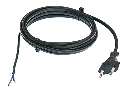 as - Schwabe Euro-Anschlussleitung - 1,5 m Anschlussleitung H03VVH2-F 2x0,75mm – Euroflachstecker mit Leitung – Anschlusskabel 30 mm abgemantelt mit Aderendhülsen – Stromkabel IP20 - Schwarz, 70642 as - Schwabe Euro-Anschlussleitung - 1,5 m Anschlussleitung H03VVH2-F 2x0,75mm – Euroflachstecker mit Leitung – Anschlusskabel 30 mm abgemantelt mit Aderendhülsen – Stromkabel IP20 - Schwarz, 70642 von as - Schwabe