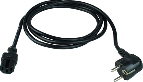 as - Schwabe Warmgeräte-Zuleitung 120°C – 2 m Gummi-Heißleitung H05RR-F 3G 1,0 – mit Schutzkontakt-Zentralstecker und Wärmesteckdose – für den Innenbereich – IP20 – Schwarz I 70873 as - Schwabe Warmgeräte-Zuleitung 120°C – 2 m Gummi-Heißleitung H05RR-F 3G 1,0 – mit Schutzkontakt-Zentralstecker und Wärmesteckdose – für den Innenbereich – IP20 – Schwarz I 70873 von as - Schwabe
