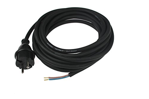 as - Schwabe Bohrmaschinen-Anschlussleitung - 3 m Gummi-Anschlussleitung H05RN-F 2x1,0mm – Konturenstecker mit Leitung – Adapter-Kabel mit Aderendhülsen – Baustellen & Gewerbe – IP44 - Schwarz, 70532 as - Schwabe Bohrmaschinen-Anschlussleitung - 3 m Gummi-Anschlussleitung H05RN-F 2x1,0mm – Konturenstecker mit Leitung – Adapter-Kabel mit Aderendhülsen – Baustellen & Gewerbe – IP44 - Schwarz, 70532 von as - Schwabe
