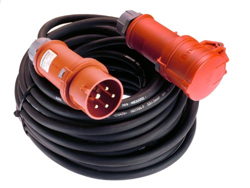 as - Schwabe Starkstrom Verlängerungskabel 5 m H07RN-F 5G6 - CEE Phasenwendestecker - 400V/32A/ca. 22kW - 5-polige, robuste CEE Verlängerung für Außenbereich - IP44 - Made in Germany, 61336 as - Schwabe Starkstrom Verlängerungskabel 5 m H07RN-F 5G6 - CEE Phasenwendestecker - 400V/32A/ca. 22kW - 5-polige, robuste CEE Verlängerung für Außenbereich - IP44 - Made in Germany, 61336 von as - Schwabe