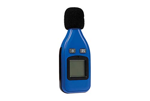 as - Schwabe Dezibel-Messgerät, digitales Schallpegelmessgerät, zur Messung von Schallpegel, Lärm und Lautstärke, Messbereich: 30 - 130 dBA, Genauigkeit: +/- 2,0dB, 4stelliges LED-Display, blau, 24105 von as - Schwabe
