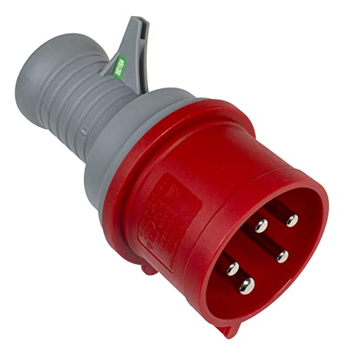 as - Schwabe Drehstrom-Prüfstecker - 400 V, 32 A, 5-polig, 6 h - Drehstromsteckdosenprüfer - Starkstrom Prüfer - Diagnosestecker - IP44, rot, 61478 as - Schwabe Drehstrom-Prüfstecker - 400 V, 32 A, 5-polig, 6 h - Drehstromsteckdosenprüfer - Starkstrom Prüfer - Diagnosestecker - IP44, rot, 61478 von as - Schwabe