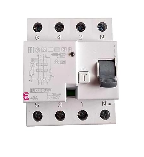 as-Schwabe ETI-Fehlerstromschutzschalter FI-Schutz 4-polig 40A 30mA Typ B IP20 von as - Schwabe