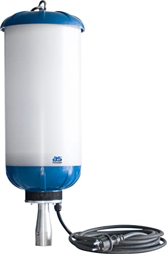 as - Schwabe EnergyTube XL 360° LED Strahler 200 W, 30000 Lumen - Baustellenbeleuchtung - mit Schutztasche - schlagfest IK10-5000 K - mit DIN-Zapfen - Baustrahler spritzwassergeschützt IP44, 46241 von as - Schwabe