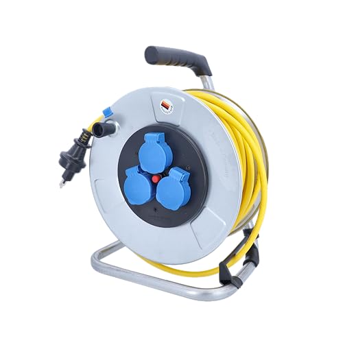 as - Schwabe Kabeltrommel 50 m - Schweizer SEV Typ 13 Stecker - K35 AT-N07 V3V3-F 3G1,5-3-fach Steckdose T13 230V/10A - Thermoschutz - Verzinkter Stahlrahmen - IP55 - Made in Germany, 711592 as - Schwabe Kabeltrommel 50 m - Schweizer SEV Typ 13 Stecker - K35 AT-N07 V3V3-F 3G1,5-3-fach Steckdose T13 230V/10A - Thermoschutz - Verzinkter Stahlrahmen - IP55 - Made in Germany, 711592 von as - Schwabe