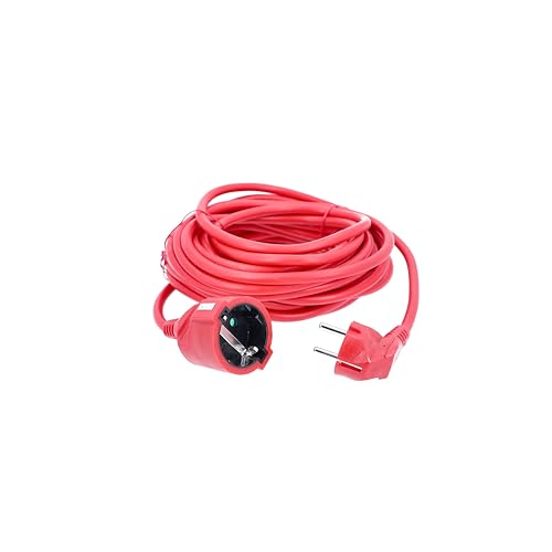 as - Schwabe Verlängerungsleitung, 10 m H05VV-F 3G1,5 Kabel mit Schutzkontaktstecker und Schutzkontaktkupplung, Verlängerungskabel für den Innenbereich 230V, 16A, IP20, Rot, 51013 as - Schwabe Verlängerungsleitung, 10 m H05VV-F 3G1,5 Kabel mit Schutzkontaktstecker und Schutzkontaktkupplung, Verlängerungskabel für den Innenbereich 230V, 16A, IP20, Rot, 51013 von as - Schwabe
