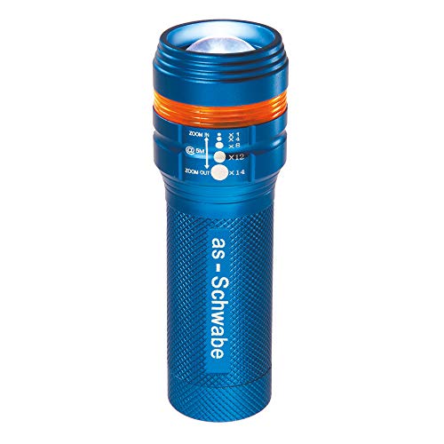 as – Schwabe LICHTFABRIK LED Taschenlampe 1 W 70-100 Lm - Handlampe mit 2 Leuchtstufen - Zoom 0-5m - robustes Aluminium - 6400K Tageslicht - inkl. Batterien - 11 cm - IP30, 42804 as – Schwabe LICHTFABRIK LED Taschenlampe 1 W 70-100 Lm - Handlampe mit 2 Leuchtstufen - Zoom 0-5m - robustes Aluminium - 6400K Tageslicht - inkl. Batterien - 11 cm - IP30, 42804 von as - Schwabe