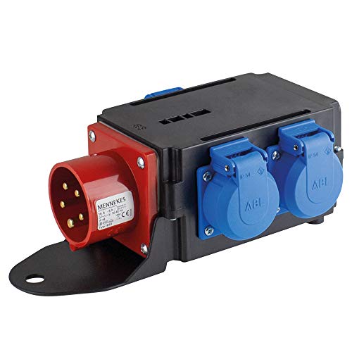 as - Schwabe MIXO Starkstromverteiler – CEE-Stecker 400V/16A/5-polig, ca. 11 kW - Starkstrom Adapter - 3 x Schutzkontaktsteckdose - Stromstation Baustelle - Außenbereich – Made Germany – IP44, 60524 as - Schwabe MIXO Starkstromverteiler – CEE-Stecker 400V/16A/5-polig, ca. 11 kW - Starkstrom Adapter - 3 x Schutzkontaktsteckdose - Stromstation Baustelle - Außenbereich – Made Germany – IP44, 60524 von as - Schwabe