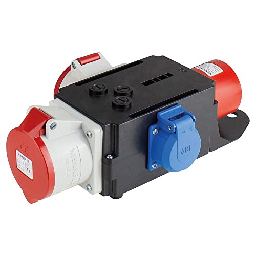 as - Schwabe MIXO Starkstromverteiler – CEE-Stecker 400V/32A/5-polig, ca. 7 kW - Starkstrom Adapter - 1 x Schuko, 1x CEE 400 V, 16 A, 5-polig, 1x CEE 400 V, 32 A, 5-polig - Made Germany – IP44, 60525 as - Schwabe MIXO Starkstromverteiler – CEE-Stecker 400V/32A/5-polig, ca. 7 kW - Starkstrom Adapter - 1 x Schuko, 1x CEE 400 V, 16 A, 5-polig, 1x CEE 400 V, 32 A, 5-polig - Made Germany – IP44, 60525 von as - Schwabe