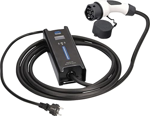 as – Schwabe Mobiles Ladegerät für Hybrid & Elektroauto MODE 2, Schutzkontaktstecker auf Typ 2, 1-phasig 3 kW, 5m, inklusive Aufbewahrungstasche, Betriebstemperaturbereich -30°C bis +50°C, blau, 65150 von as - Schwabe