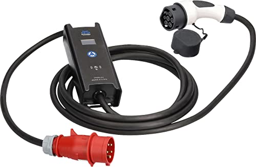 as – Schwabe Mobiles Ladegerät für Hybrid & Elektroauto Mode 2, CEE-Stecker 16 A auf Typ 2 , 3-phasig 11 kW, 5 m, inklusive Aufbewahrungstasche, Betriebstemperaturbereich -30°C bis +50°C, 65151 von as - Schwabe