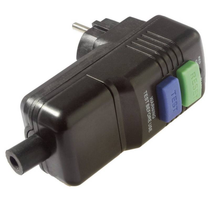 as - Schwabe Personenschutzstecker AS Schwabe 45209 Personenschutz-Zwischenstecker PRCD 230 V Schwarz IP von as - Schwabe