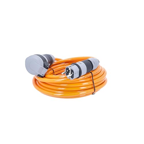 as - Schwabe Verlängerungsleitung 10 m H07BQ-F 3G2,5 mit SchukoUltra Pro, extrem robust, Verlängerungskabel für Einsatz im Aussenbereich, Baustelle, Gewerbe, Industrie, orange/grau, IP54, 62262 as - Schwabe Verlängerungsleitung 10 m H07BQ-F 3G2,5 mit SchukoUltra Pro, extrem robust, Verlängerungskabel für Einsatz im Aussenbereich, Baustelle, Gewerbe, Industrie, orange/grau, IP54, 62262 von as - Schwabe