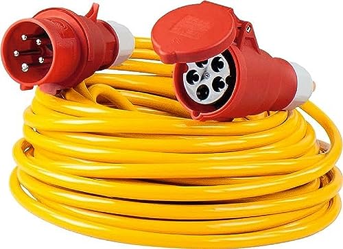 as - Schwabe Starkstrom Verlängerungskabel 25 m K35 AT-N07V3V3-F 5G6-400V/32A/6h/ca. 22kW - Baustelle, Garten - 5-polige, robuste CEE Verlängerung für Außenbereich - IP44 - Made in Germany, 60771 as - Schwabe Starkstrom Verlängerungskabel 25 m K35 AT-N07V3V3-F 5G6-400V/32A/6h/ca. 22kW - Baustelle, Garten - 5-polige, robuste CEE Verlängerung für Außenbereich - IP44 - Made in Germany, 60771 von as - Schwabe