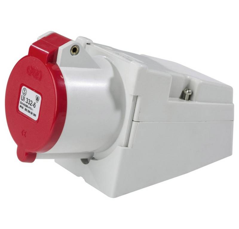 as - Schwabe Steckdose AS Schwabe 60578 60578 CEE-CARA Wandsteckdose 16 A 4polig 400 V 1 St. von as - Schwabe