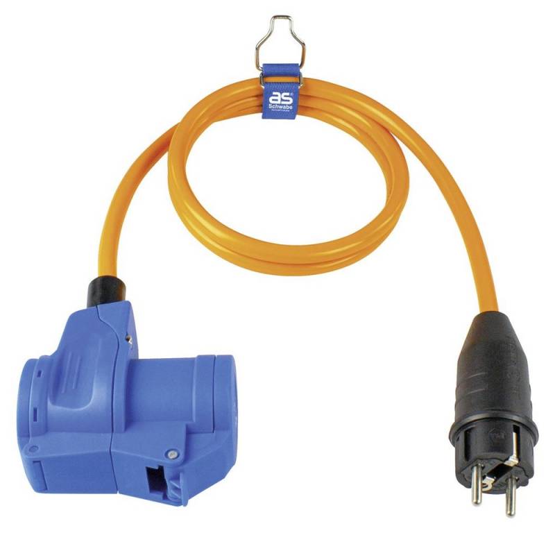 as - Schwabe Steckdose AS Schwabe 62436 Camping-Adapterkabel 16 A 3polig 1 St. von as - Schwabe