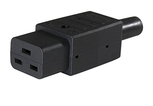 as - Schwabe Kaltgerätesteckdose - Typ C19 - Gerätesteckdose für bis 70° C - Thermoplast-Gerätesteckdose - 2-polig - Anschlussleitungen bis max. 3G1,5-230 V / 10 A - Made in Germany - schwarz, 62085 as - Schwabe Kaltgerätesteckdose - Typ C19 - Gerätesteckdose für bis 70° C - Thermoplast-Gerätesteckdose - 2-polig - Anschlussleitungen bis max. 3G1,5-230 V / 10 A - Made in Germany - schwarz, 62085 von as - Schwabe