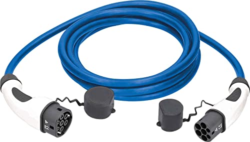 as - Schwabe Typ 2 Ladekabel für Hybrid & Elektroautos 11 kW / 10 m / 16 A / 400 V - E-Auto EV/PHEV Modus 3 Ladekabel 3-phasig - inklusive Aufbewahrungstasche - witterungsbeständig IP44 - blau, 65106 von as - Schwabe
