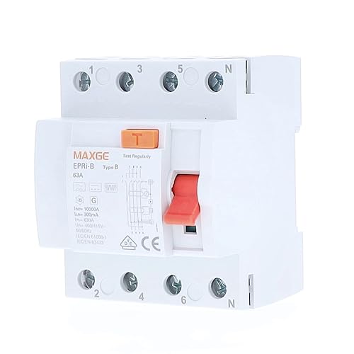 as – Schwabe allstromsensitiver FI-Schutzschalter Typ B, 63A, 300mA, 3-polig, 4TE, kurzzeitverzögert, RCD RCCB für Baustellen & Industrie, 61882 as – Schwabe allstromsensitiver FI-Schutzschalter Typ B, 63A, 300mA, 3-polig, 4TE, kurzzeitverzögert, RCD RCCB für Baustellen & Industrie, 61882 von as - Schwabe