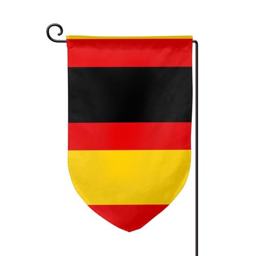Deutsche Flagge, Flaggen für draußen – langlebige Hofflagge, Sommerdekoration, perfekt für Garten und Terrasse im Freien von asbwuo